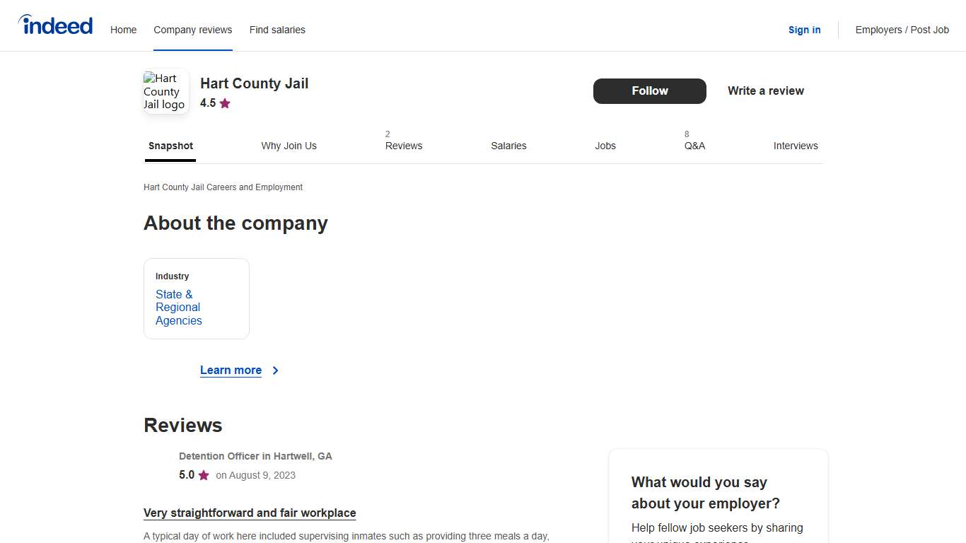 Hart County Jail Careers and Employment | Indeed.com