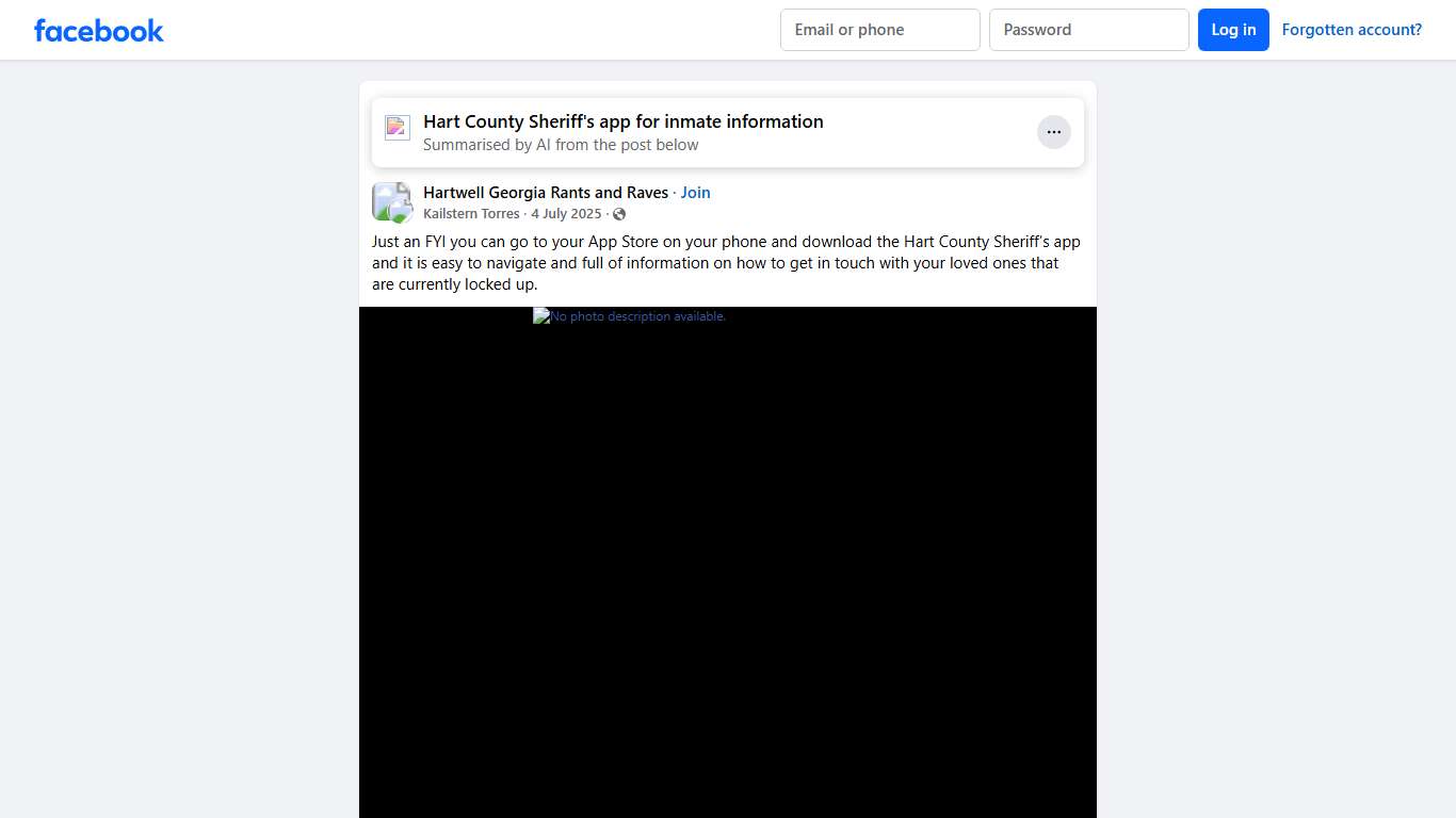 Hartwell Georgia Rants and Raves | Just an FYI you can go to your App Store on your phone and download the Hart County Sheriff’s app and it is easy to navigate and full of information... | Facebook